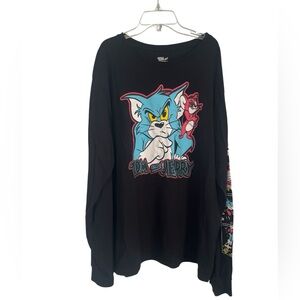 Tom and Jerry size XL men’s graphic long sleeve
